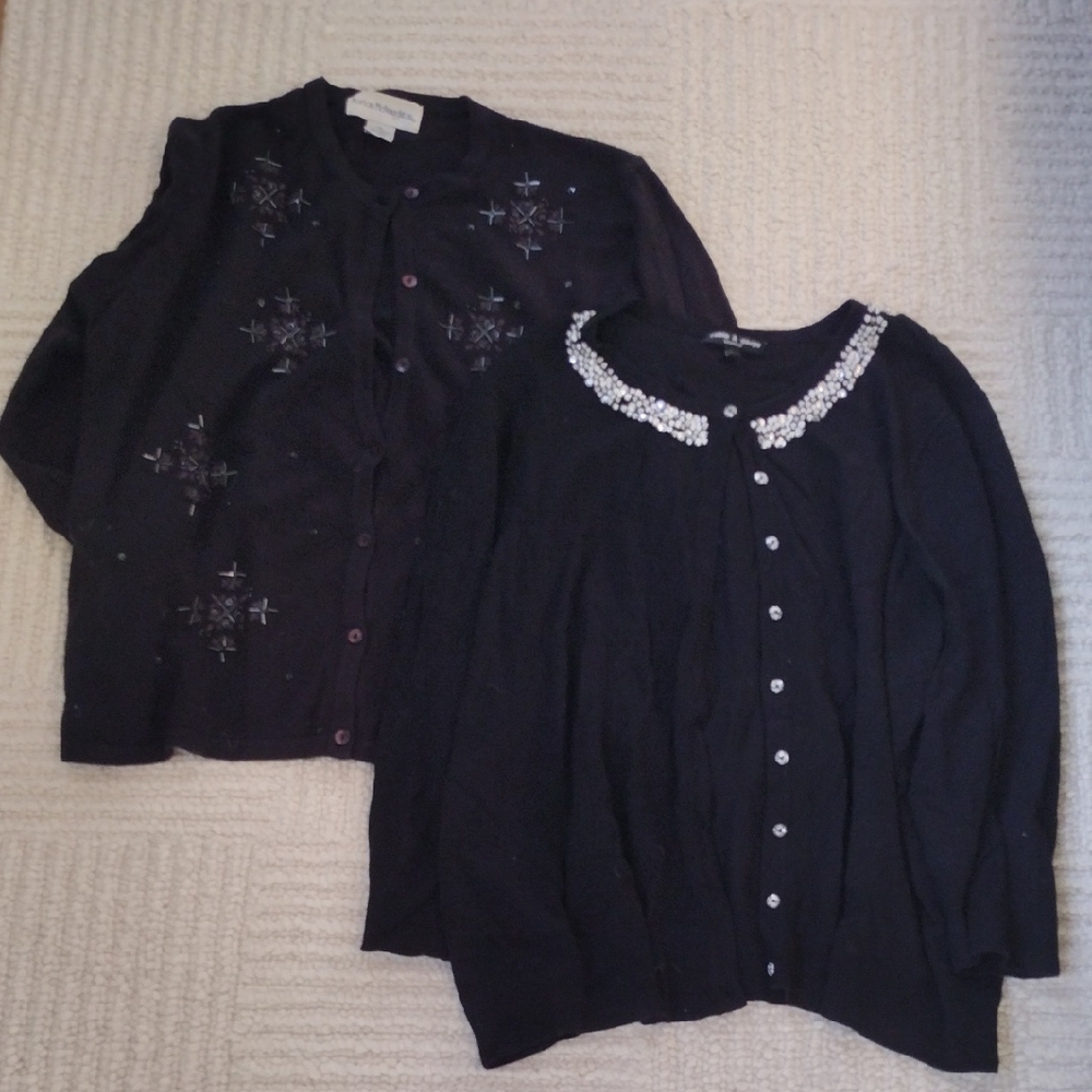 Embellished Black Sweater Bundle